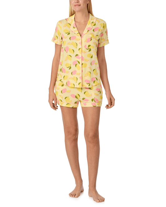 Kate Spade Short Sleeved Short Pj Set - KATE SPADE - Luxe Leopard