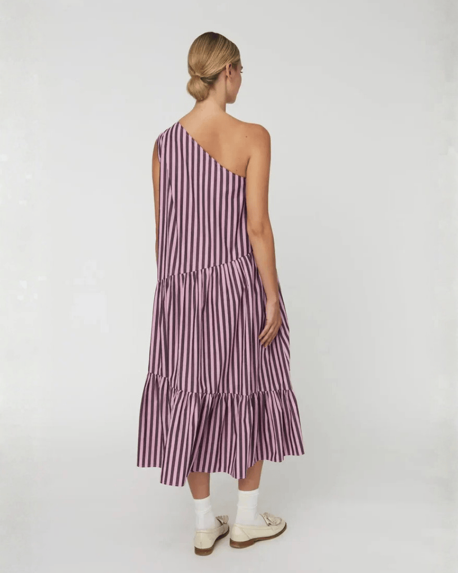 Stella Nova - Striped Bow Maxi Dress - STELLA NOVA - Luxe Leopard