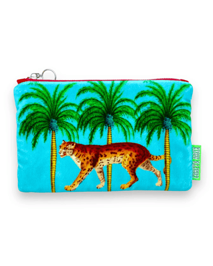 Corita Rose Large Clutch Wild Cat
