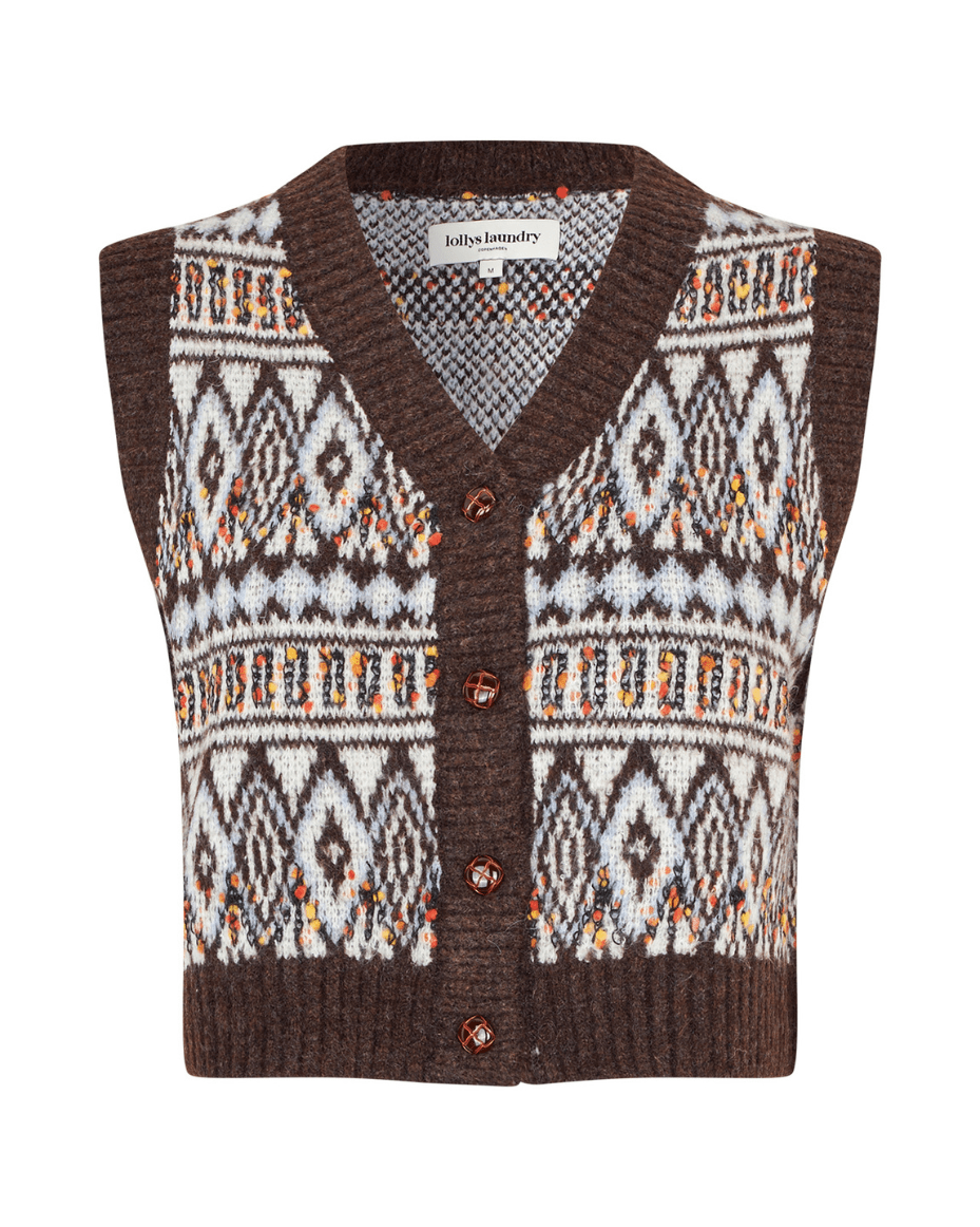 Lolly Laundry Francesca Vest - LOLLYS LAUNDRY - Luxe Leopard