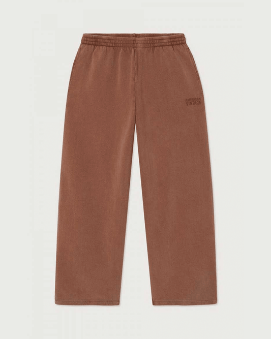 American Vintage Jitbay Joggers Walnut Vintage - AMERICAN VINTAGE - Luxe Leopard