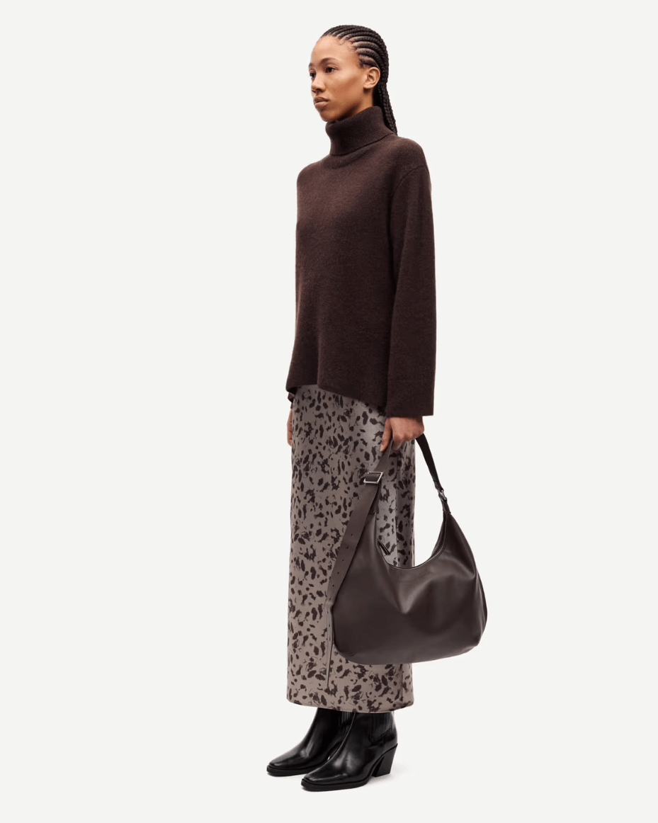 Samsoe Samsoe Samartina Turtleneck 15722 - SAMSOE SAMSOE - Luxe Leopard