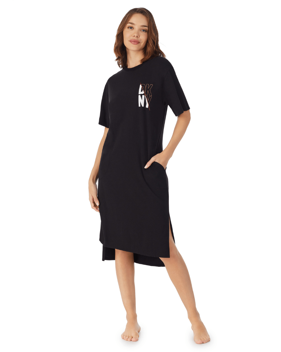 DKNY Midi Sleepshirt - DKNY - Luxe Leopard