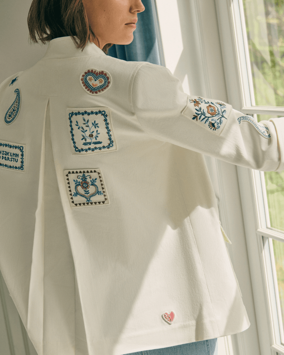 Dea Kudibal Lanza Jacket With Wide Collar - DEA KUDIBAL - Luxe Leopard