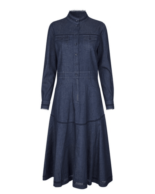 Dea Kudibal Augusta Denim Dress - DEA KUDIBAL - Luxe Leopard