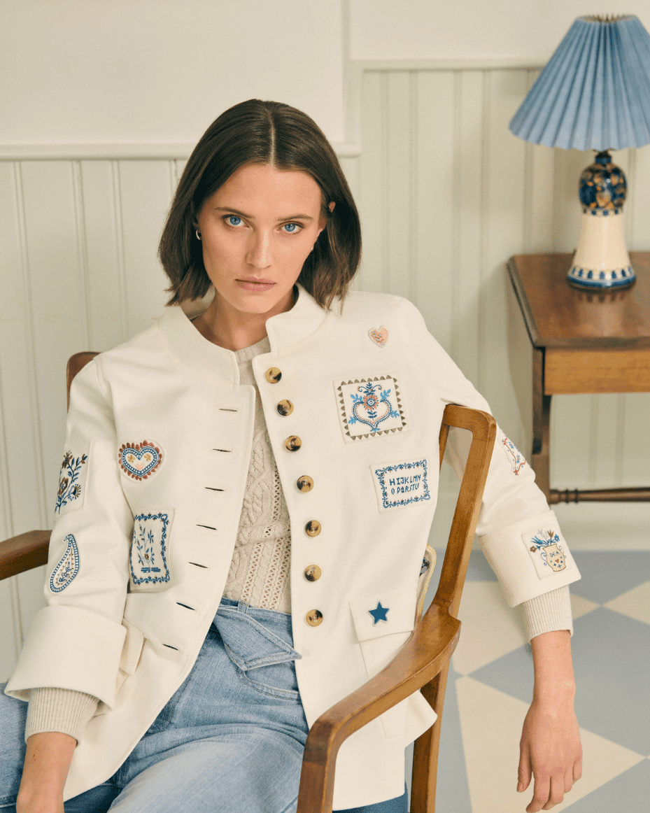 Dea Kudibal Lanza Jacket With Wide Collar - DEA KUDIBAL - Luxe Leopard