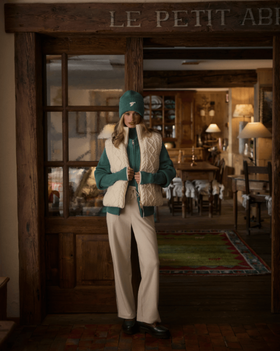 Varley Irina Cable Knit Gilet