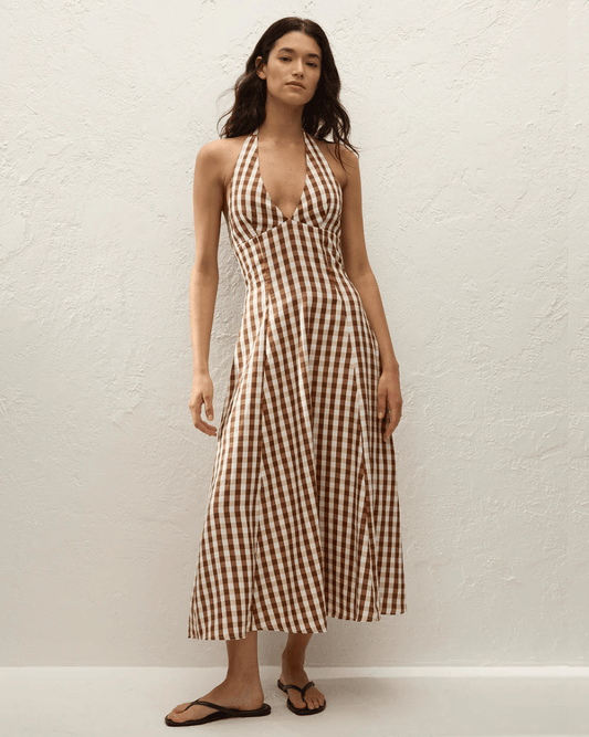 Faithfull The Brand Marais Midi Dress - FAITHFULL THE BRAND - Luxe Leopard