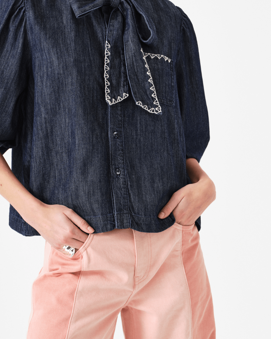 Seventy + Mochi Poet Blouse - SEVENTY + MOCHI - Luxe Leopard