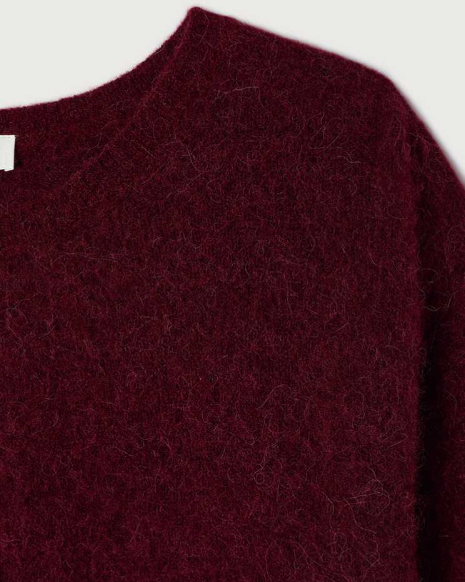 American Vintage Vitow Jumper Garnet Melange