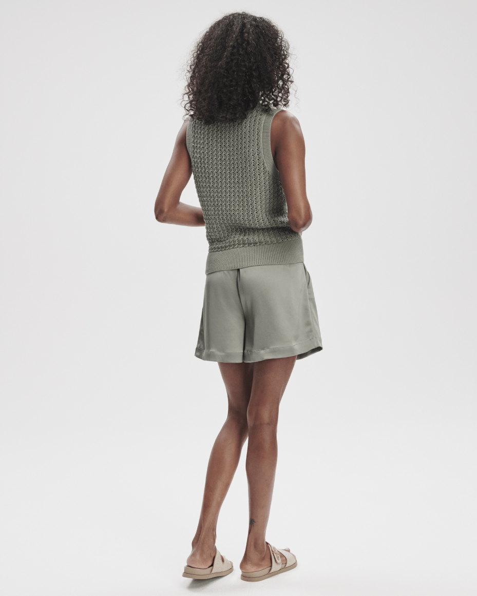 Varley Ferns Open Knit Tank - VARLEY - Luxe Leopard