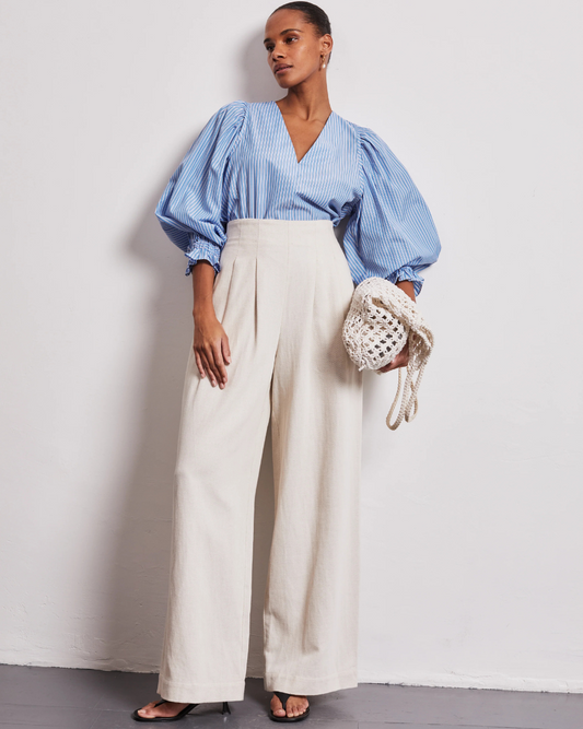 Vivere - Nellie High Waisted Palazzo Trouser