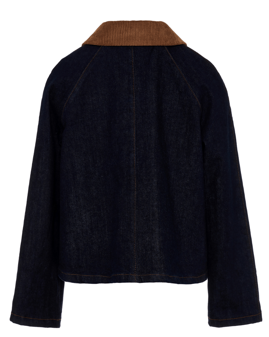 Devotion Twins Blue Bell Jacket - DEVOTION TWINS - Luxe Leopard