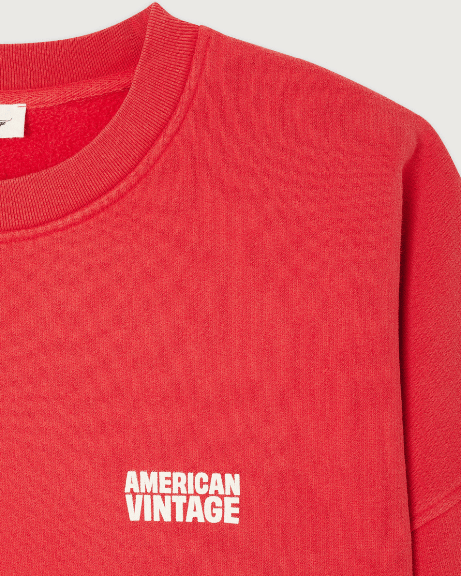 American Vintage Plizzy Sweatshirt - AMERICAN VINTAGE - Luxe Leopard