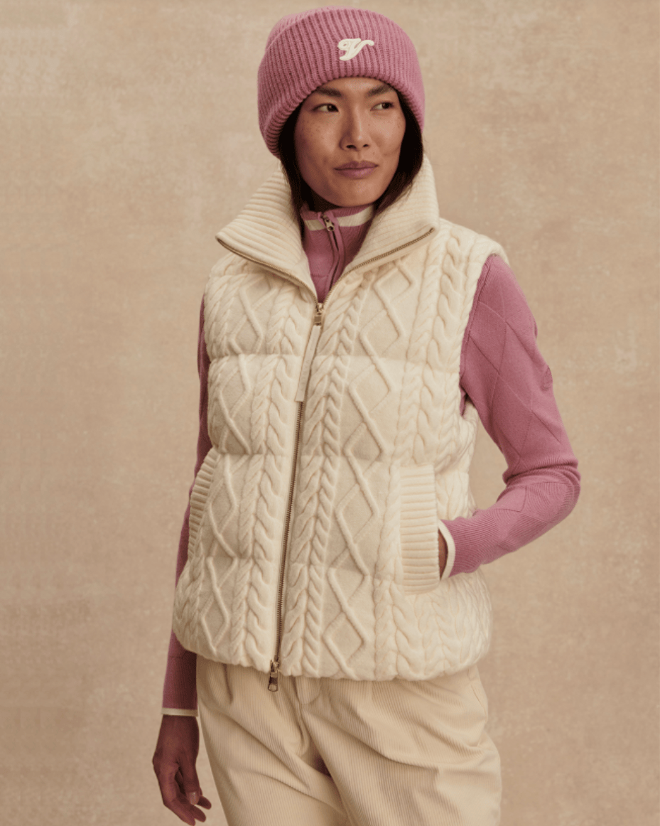 Varley Irina Cable Knit Gilet