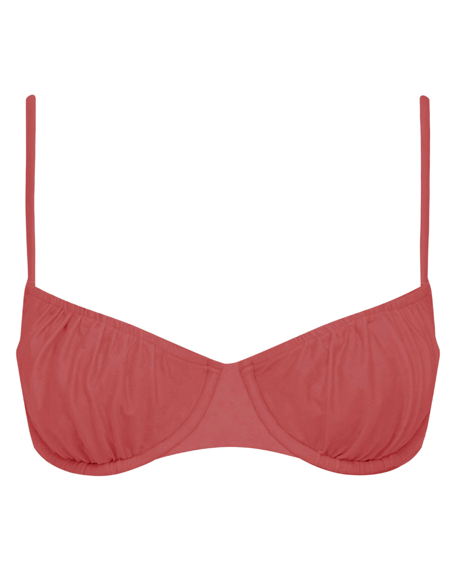 Peony Everlasting Ruched Balconette - PEONY - Luxe Leopard