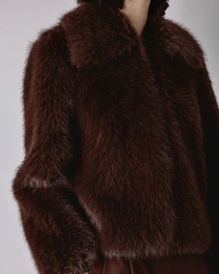 Vivere Indie Short Hair Jacket - VIVERE - Luxe Leopard