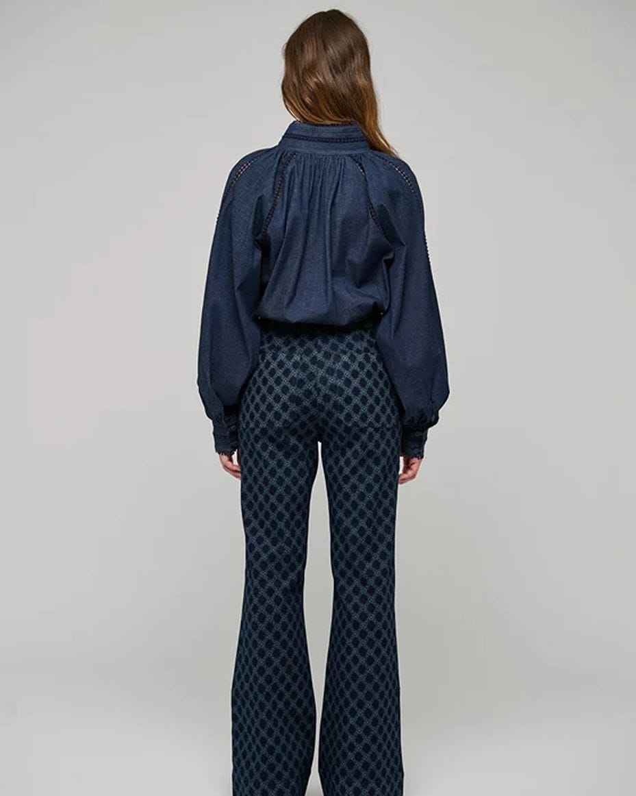 Dea Kudibal Monia Blouse With Stand Collar - DEA KUDIBAL - Luxe Leopard