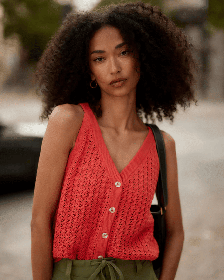 Varley Alessia Knit Tank - VARLEY - Luxe Leopard