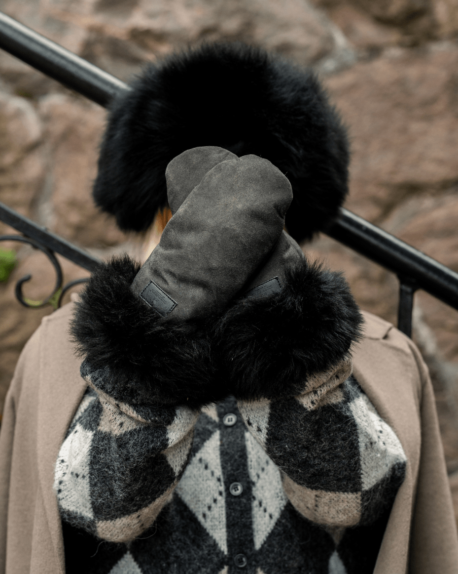 Shepherd Of Sweden Cortina Mittens - SHEPHERD OF SWEDEN - Luxe Leopard