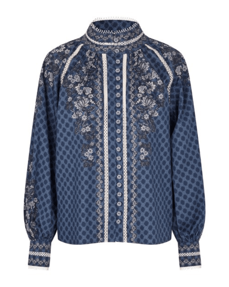 Dea Kudibal Monia Blouse With Stand Collar