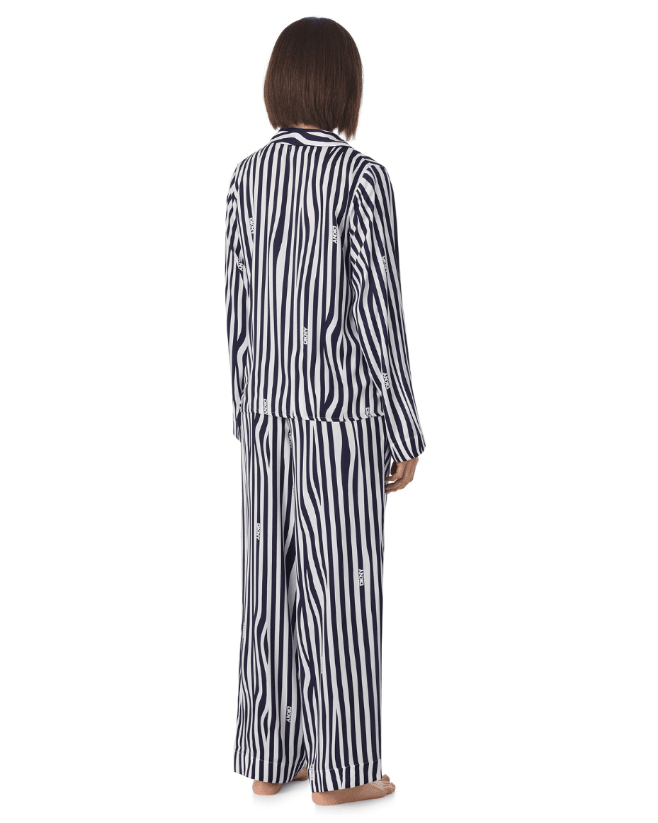DKNY Long Sleeved Notch Top & Pant Sleep Set - DKNY - Luxe Leopard