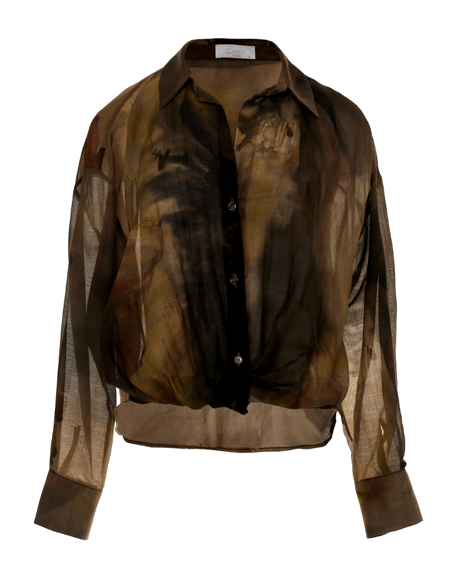 Devotion Twins Ashok Flower Shirt - DEVOTION TWINS - Luxe Leopard