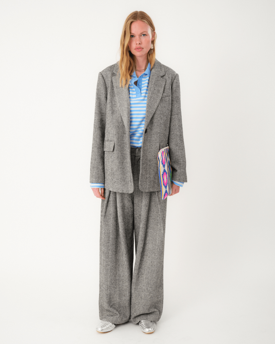 Lollys Laundry Fay Blazer - LOLLYS LAUNDRY - Luxe Leopard