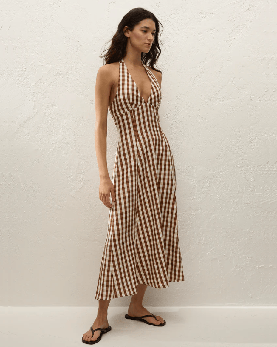 Faithfull The Brand Marais Midi Dress - FAITHFULL THE BRAND - Luxe Leopard