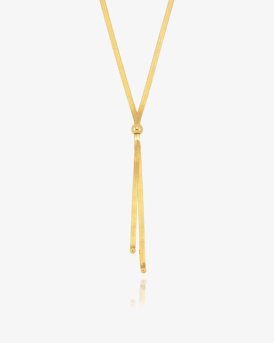 Rachel Jackson Lifestream Y - Chain Necklace - RACHAEL JACKSON - Luxe Leopard