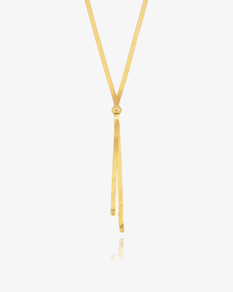 Rachel Jackson Lifestream Y - Chain Necklace - RACHAEL JACKSON - Luxe Leopard