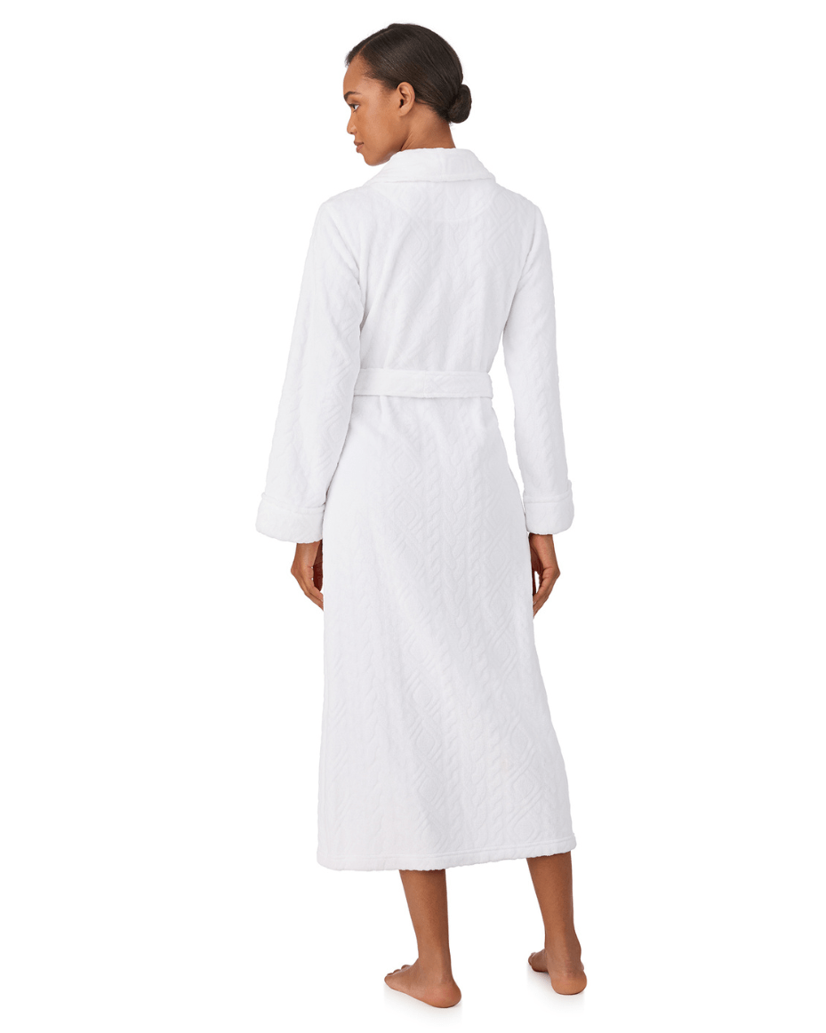 Ralph Lauren Long Sleeve Shawl Collar Long Robe - RALPH LAUREN - Luxe Leopard