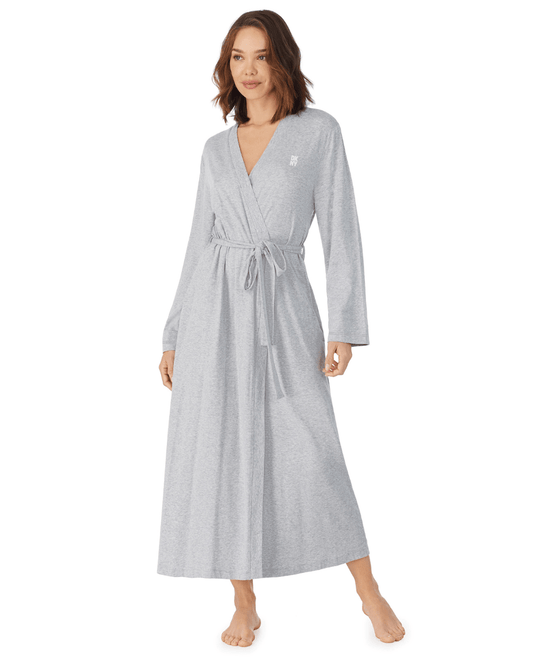 DKNY Long Sleeve Long Robe - DKNY - Luxe Leopard