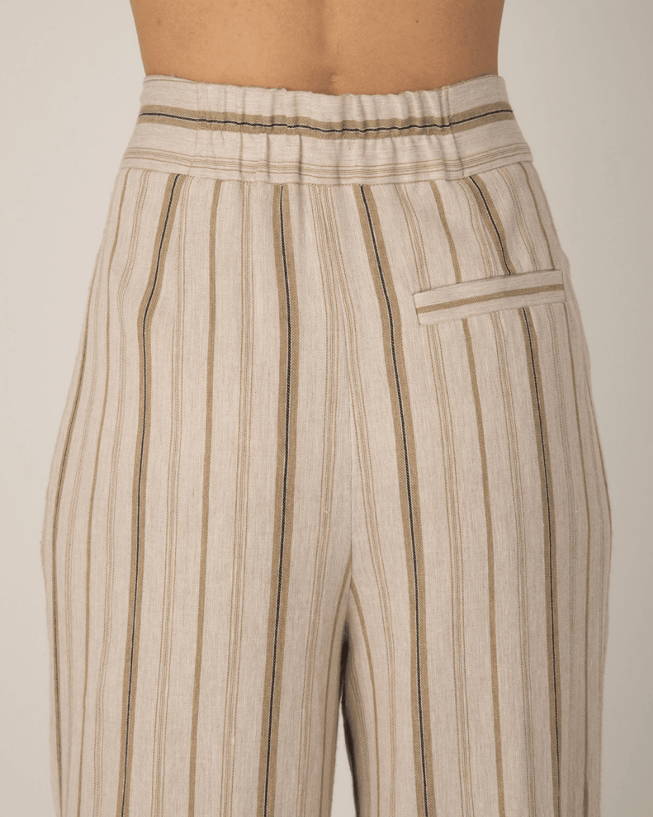 Vivere Nellie Stripe Trouser - VIVERE - Luxe Leopard
