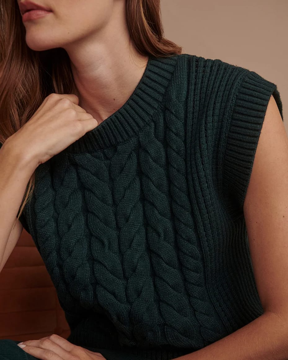Varley Pixie Relaxed Knit Tank Ponderosa Pine - VARLEY - Luxe Leopard