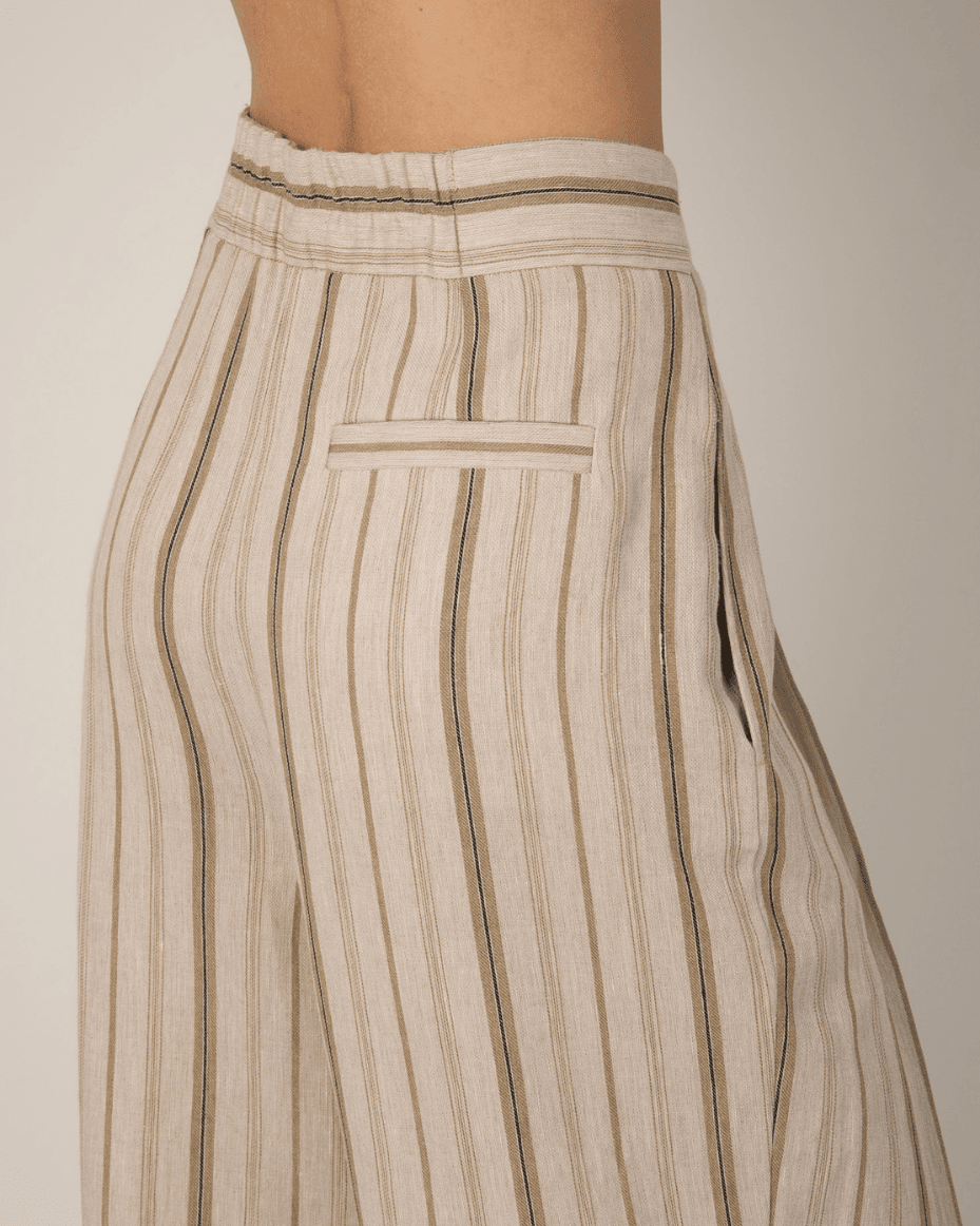 Vivere Nellie Stripe Trouser - VIVERE - Luxe Leopard