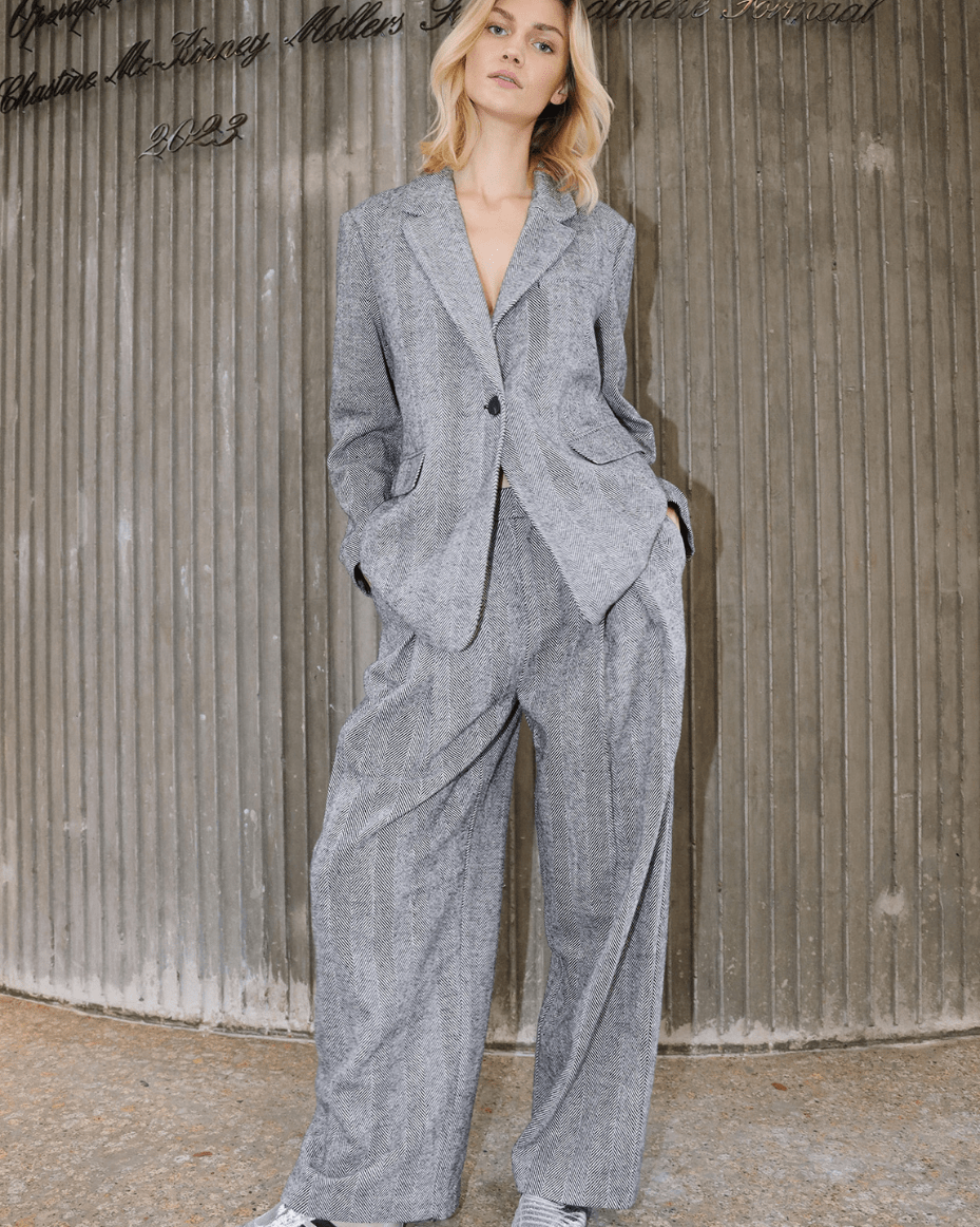 Lollys Laundry Fay Blazer - LOLLYS LAUNDRY - Luxe Leopard