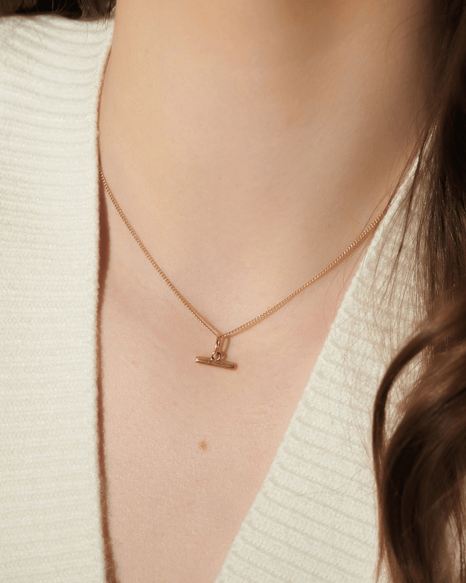 Rachel Jackson - Mini T - Bar Necklace - RACHEL JACKSON - Luxe Leopard