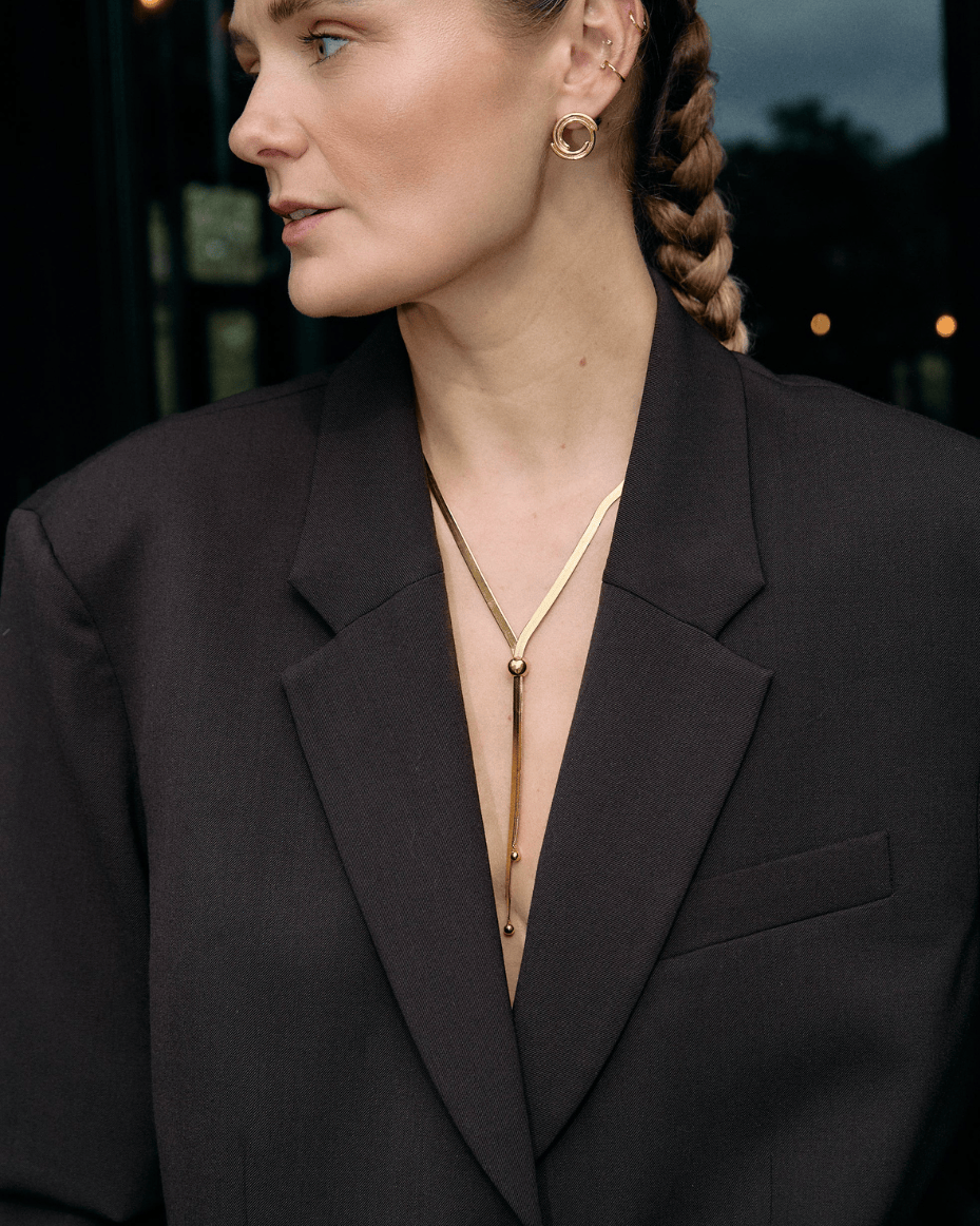 Rachel Jackson Lifestream Y - Chain Necklace - RACHAEL JACKSON - Luxe Leopard