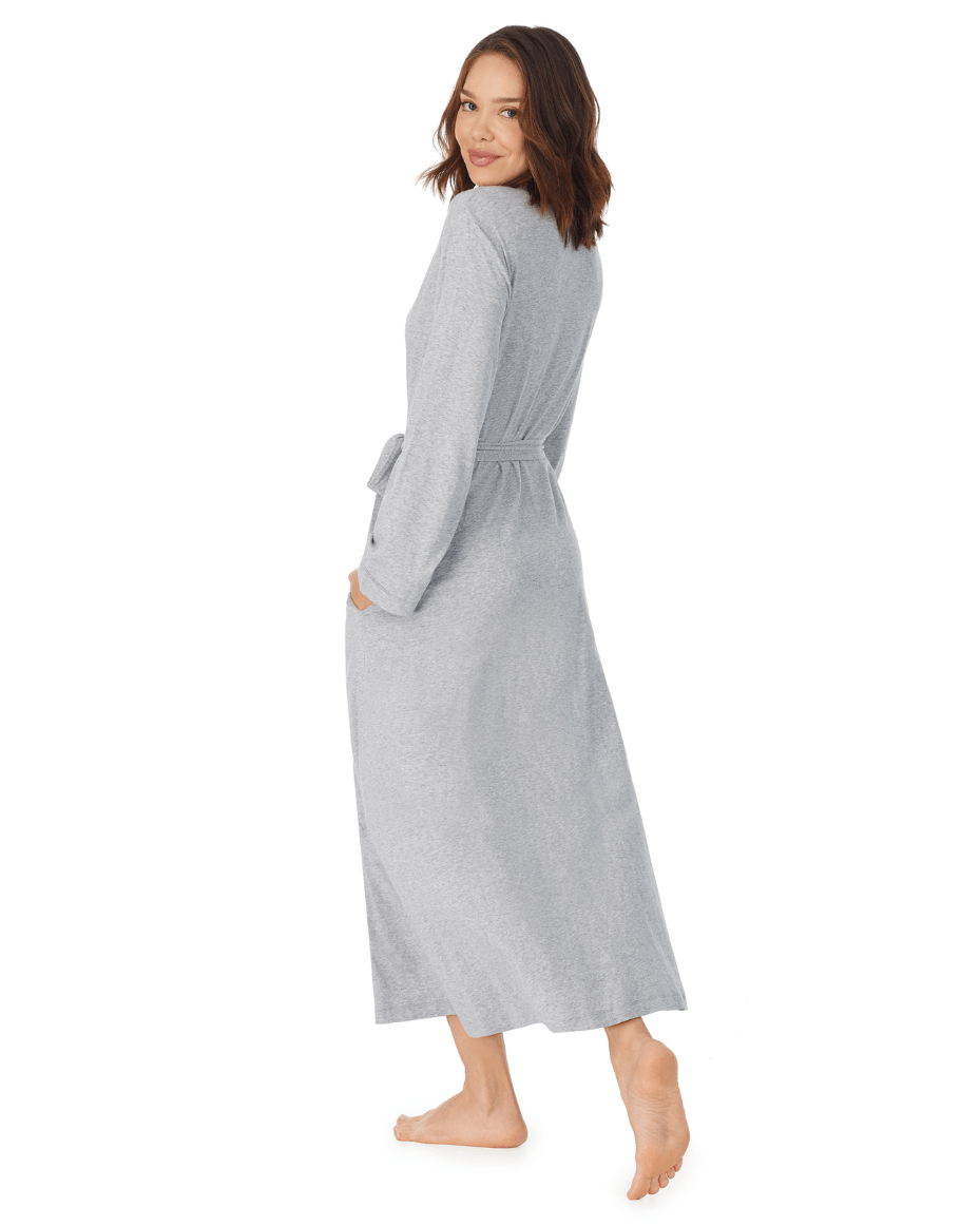 DKNY Long Sleeve Long Robe - DKNY - Luxe Leopard