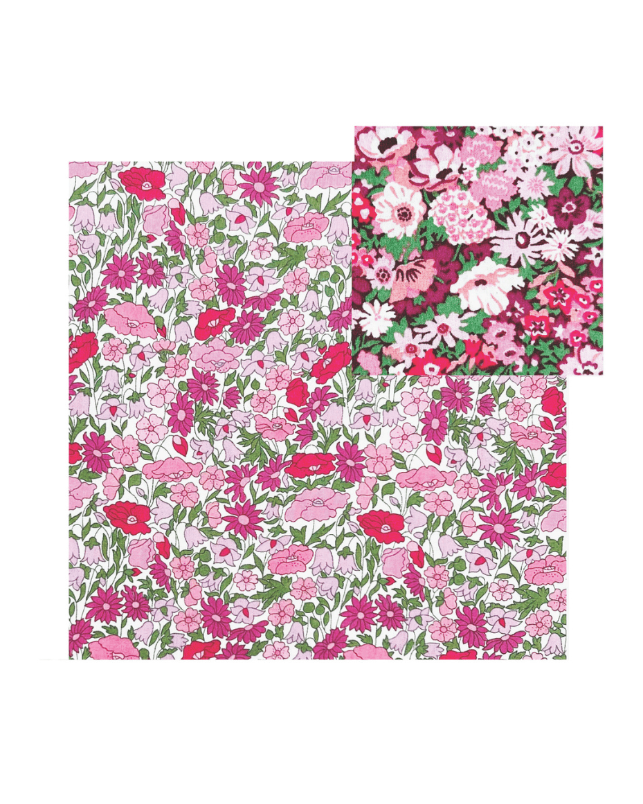 Liberty Fabric Kimono Poppy Forest Pink - LIBERTY - Luxe Leopard
