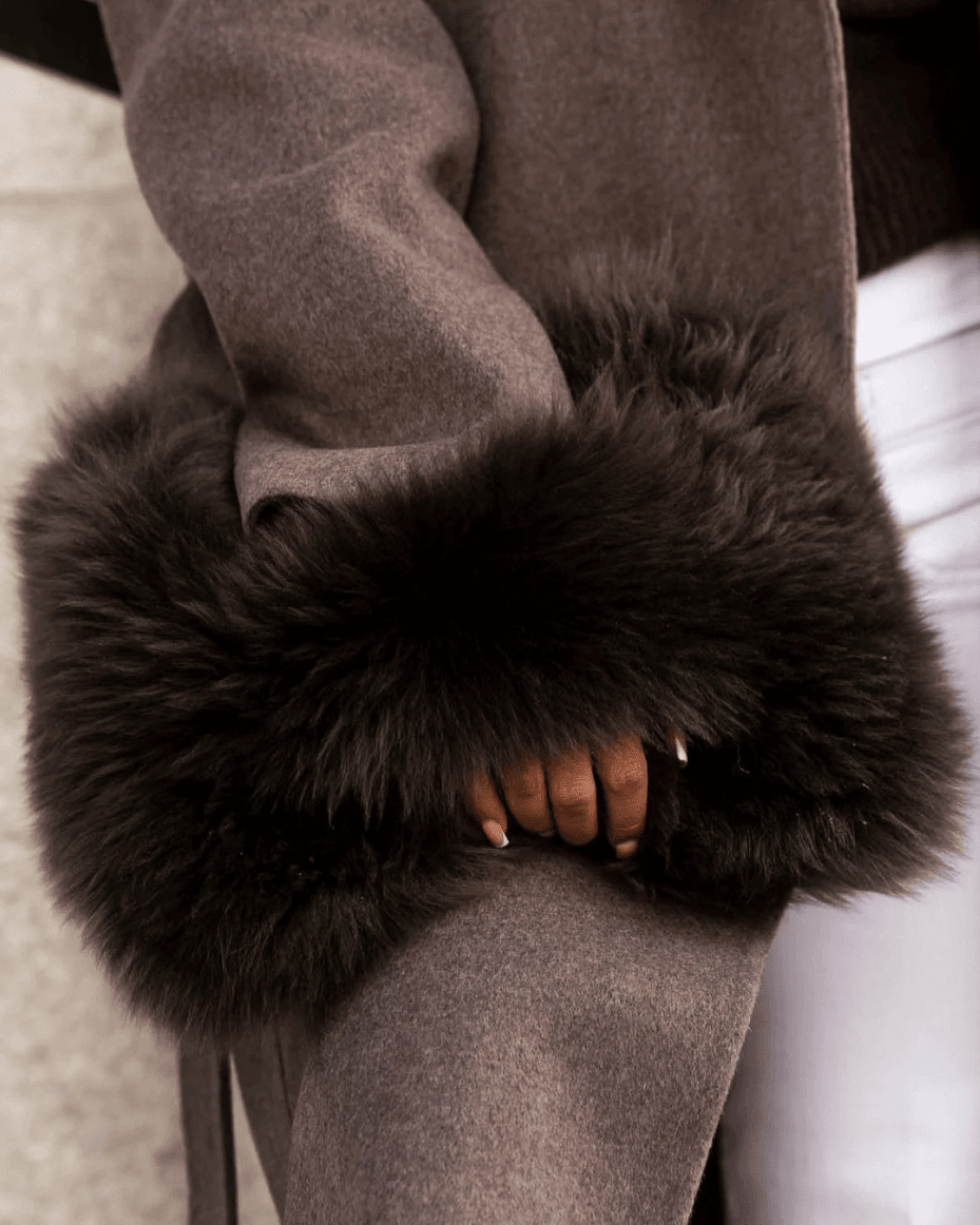 Shepherd of Sweden Ava Sheepskin Clutch 30x35cm in Moro - SHEPHERD OF SWEDEN - Luxe Leopard