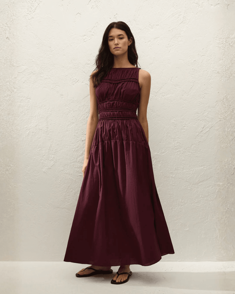 Faithfull The Brand Yael Midi Dress - FAITHFULL THE BRAND - Luxe Leopard