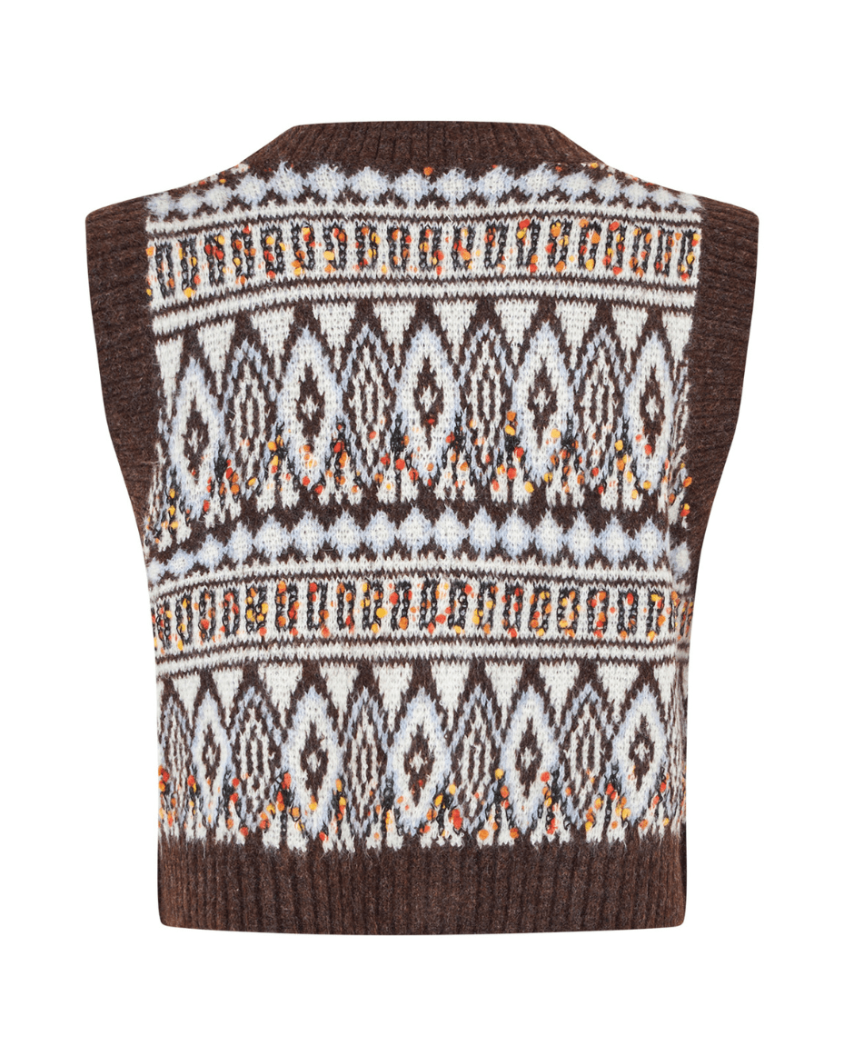 Lolly Laundry Francesca Vest - LOLLYS LAUNDRY - Luxe Leopard