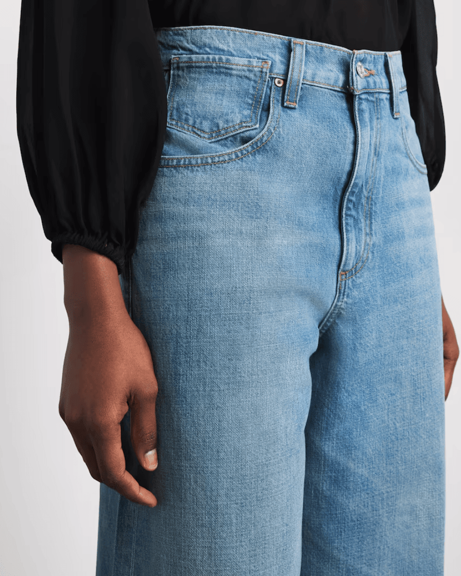 Paige Cameron Wide Leg Jean - PAIGE - Luxe Leopard