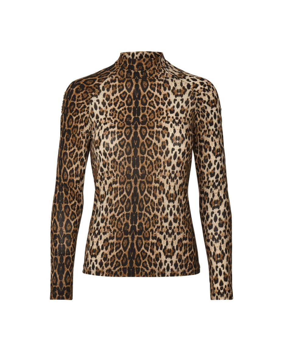 Lollys laundry Ellen Blouse - LOLLYS LAUNDRY - Luxe Leopard