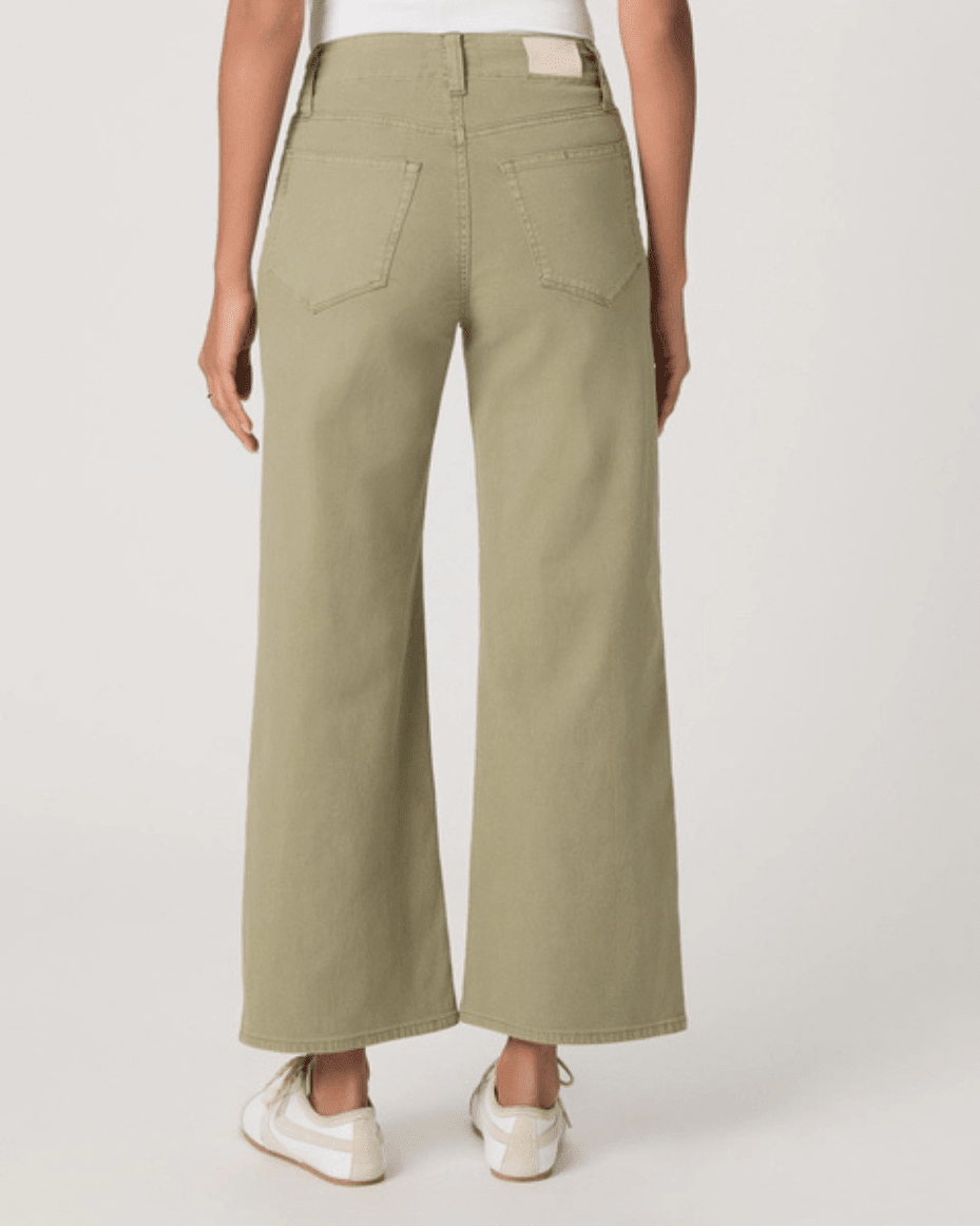 Paige Anessa Wide Leg Jean - Luxe Leopard