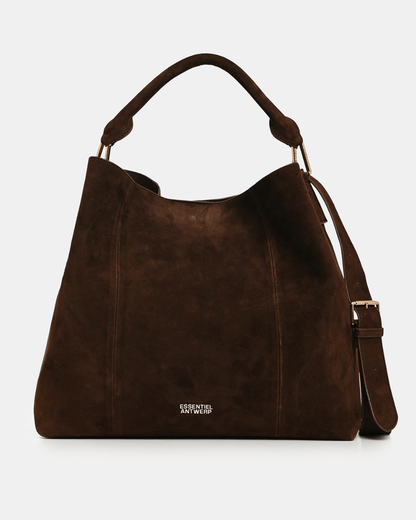 Essentiel Antwerp Kroon Suede Leather Shopper Bag