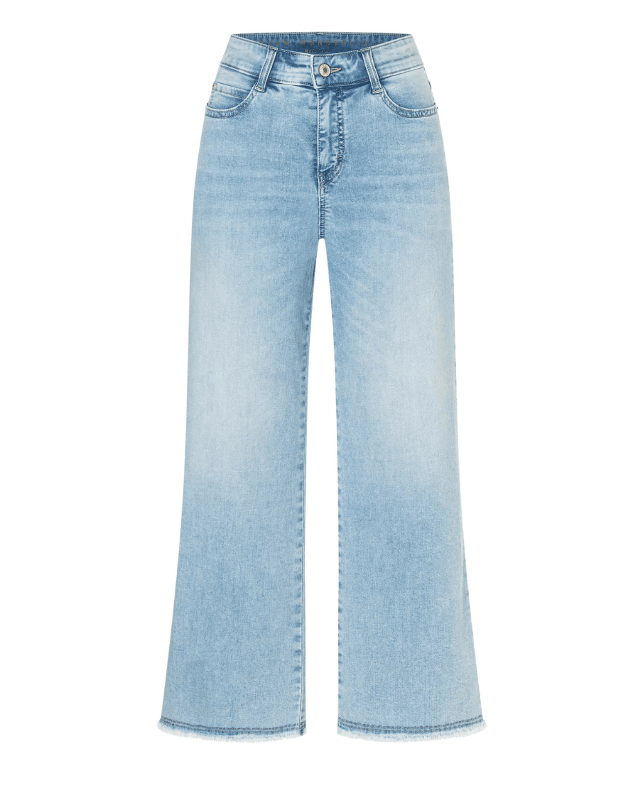 MAC DREAM Wonder Light Denim DREAM WIDE Cropped - MAC - Luxe Leopard