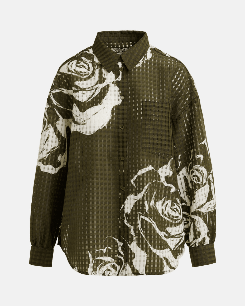 Essentiel Antwerp Jorange Oversized Shirt - ESSENTIEL ANTWERP - Luxe Leopard